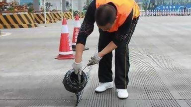 水泥混凝土路面裂缝修补